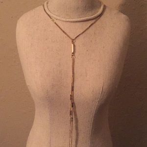 Rose gold fashion necklace